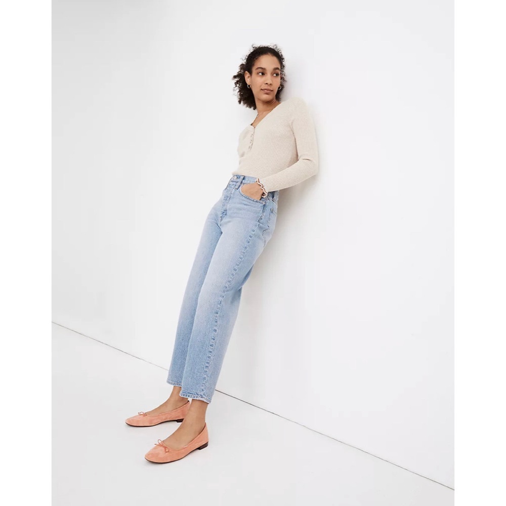 Madewell Balloon Jeans in Hewes Wash